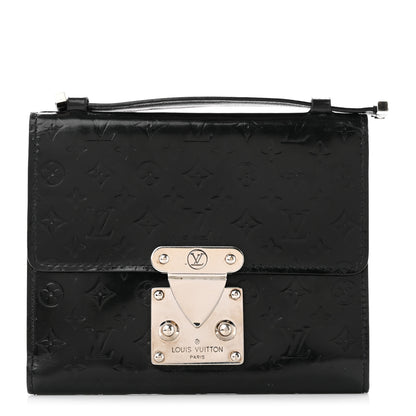 Louis Vuitton Vernis Glace Anouchka PM Wallet Black 1 of 6