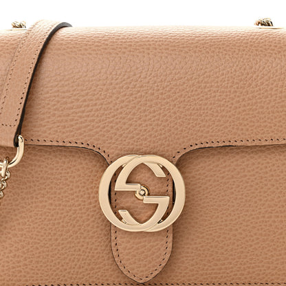 Gucci Dollar Calfskin Small Interlocking G Shoulder Bag Camelia 8 of 12