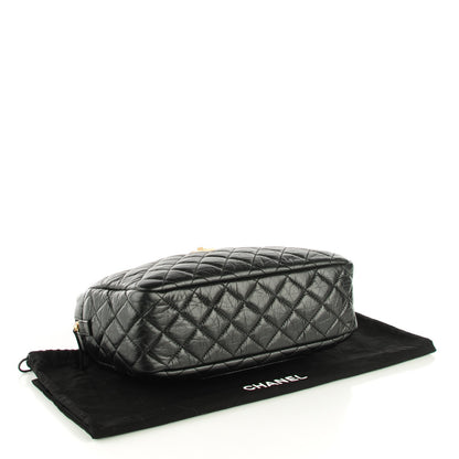Chanel Aged Calfskin Quilted Medium Reissue Camera Case Black 4 of 6