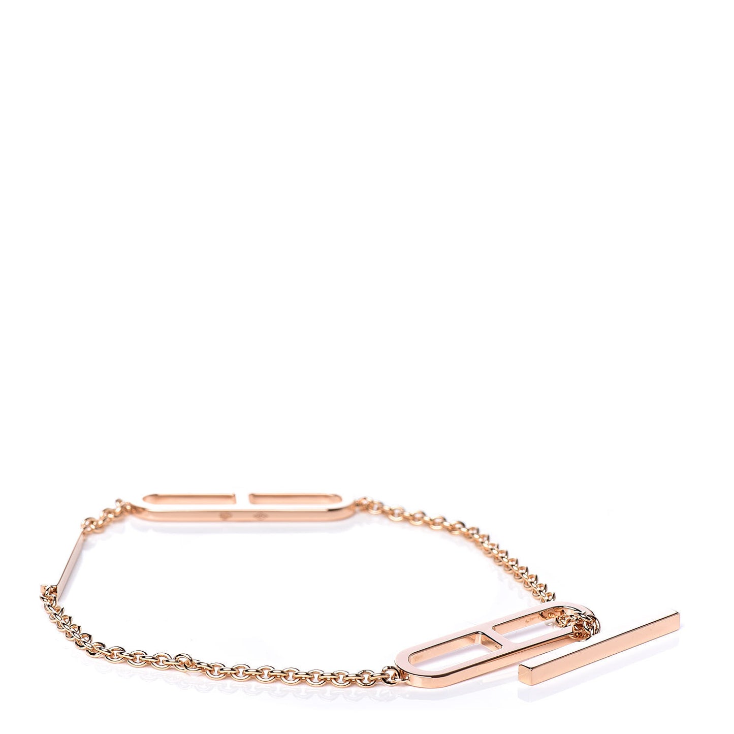 18K Rose Gold PM Ever Chaine D'Ancre Bracelet SH
