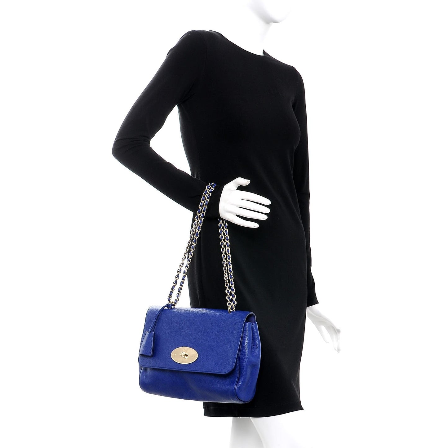 Classic Grain Medium Lily Flap Neon Blue