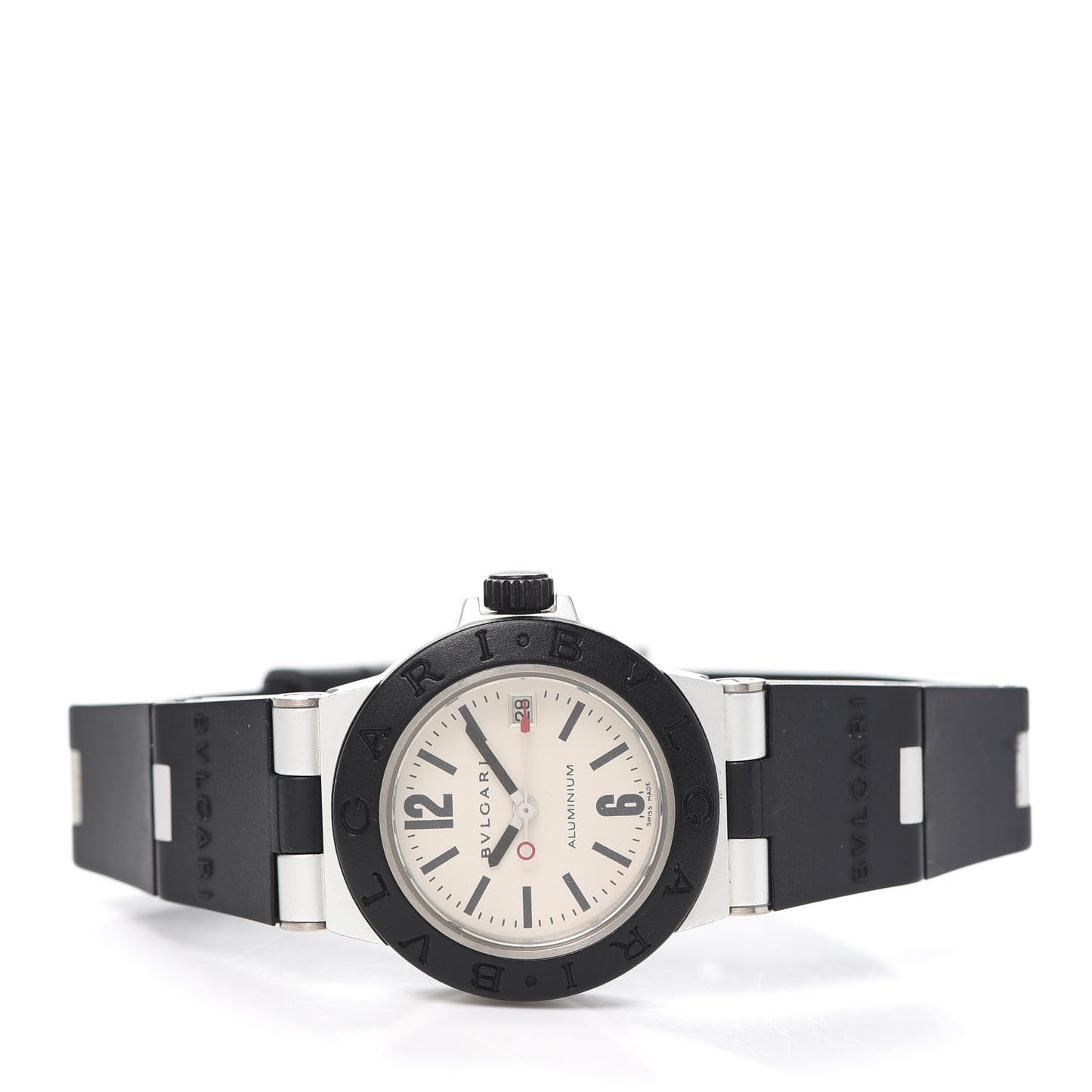Aluminum Rubber 29mm Diagono Quartz Watch