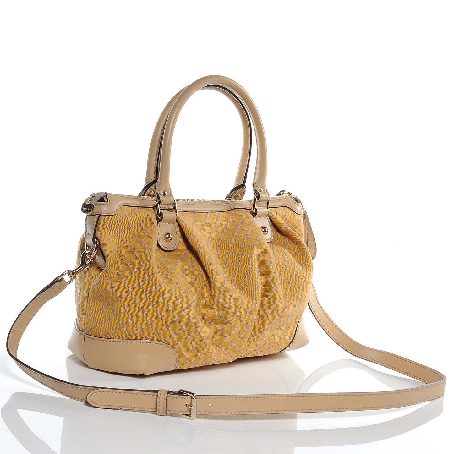 Diamante Medium Sukey Top Handle Yellow