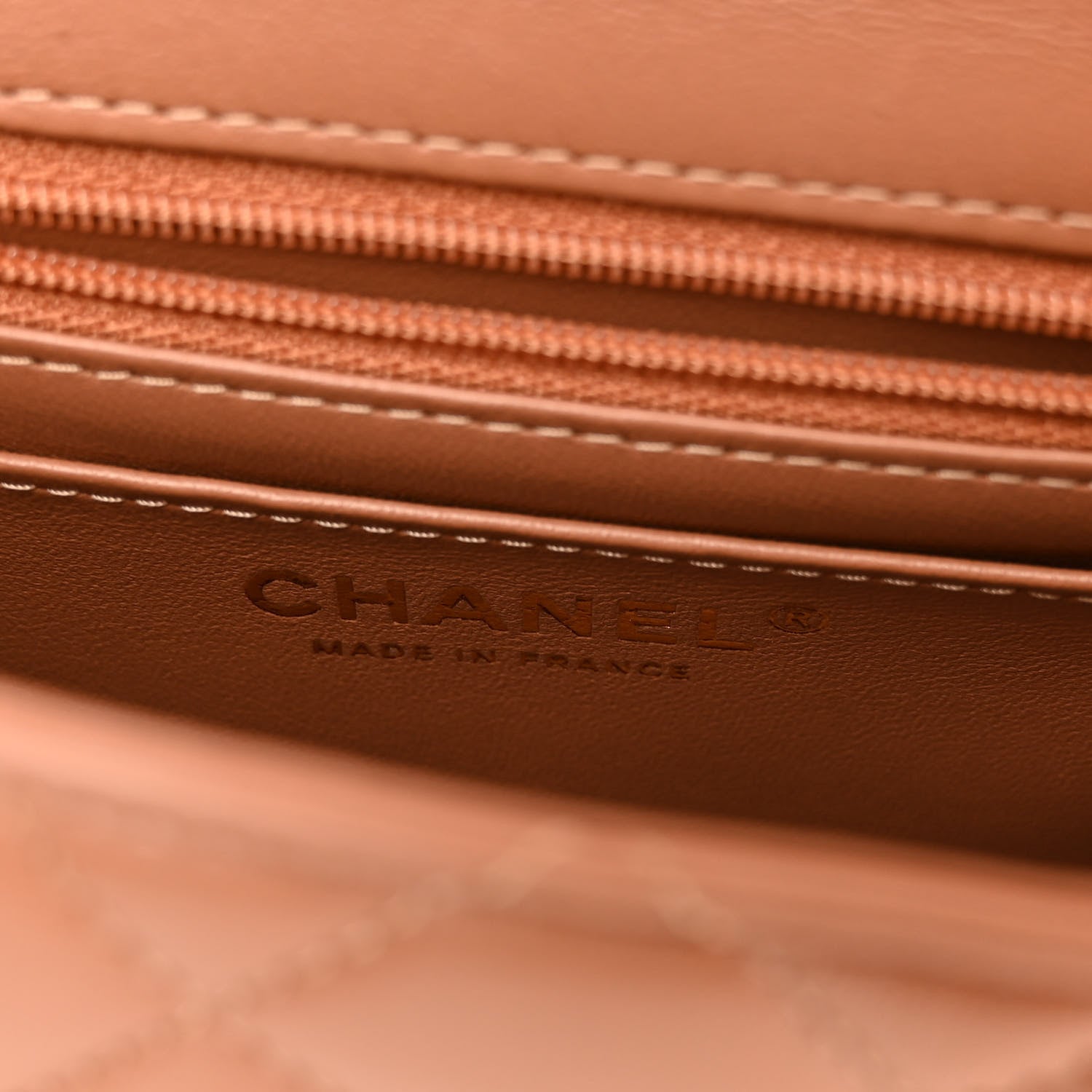 Chanel Lambskin Quilted Mini Square Flap Brown 6 of 11