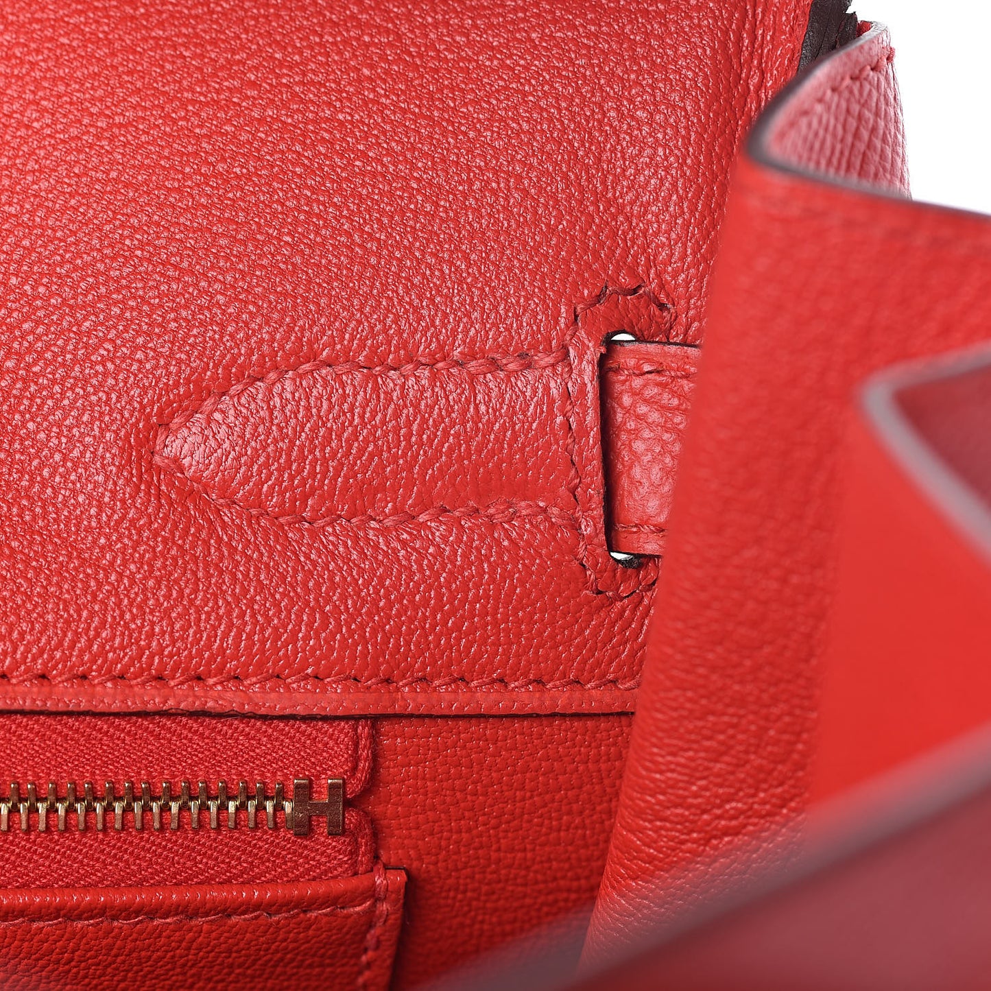 Epsom Birkin 30 Rouge De Coeur