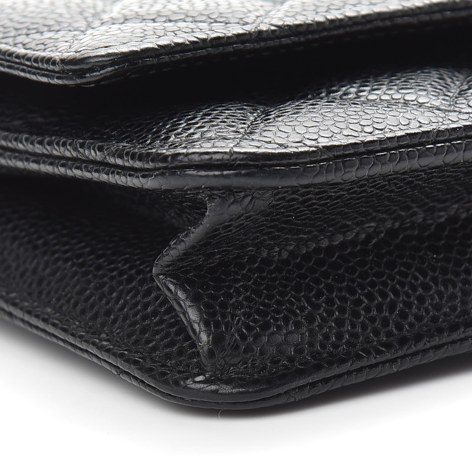 Chanel Caviar Quilted Wallet On Chain WOC Black 8 of 9