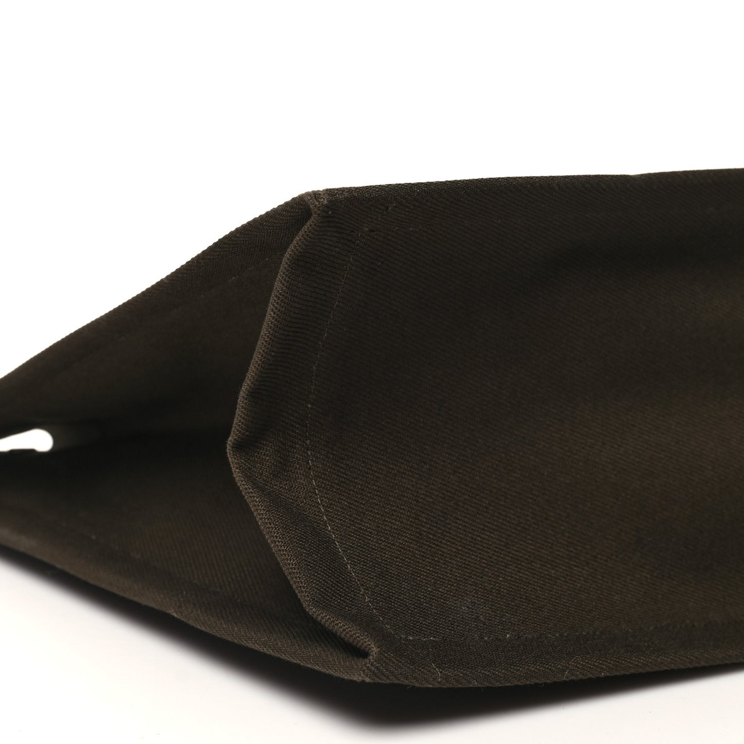 Linen Calfskin Rive Gauche Tote Khaki