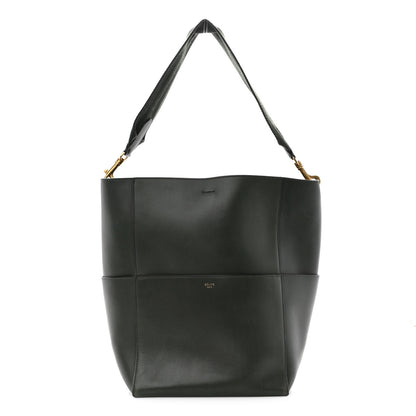 Celine Supersoft Calfskin Sangle Bucket Bag Bottle Green 1 of 9