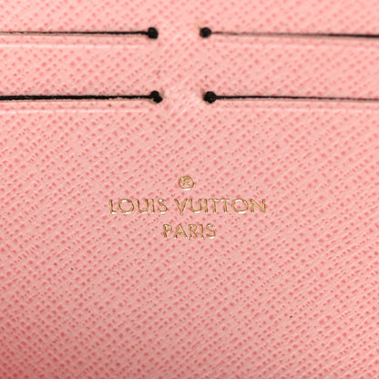 Louis Vuitton Damier Azur Zippy Wallet Rose Ballerine 6 of 11
