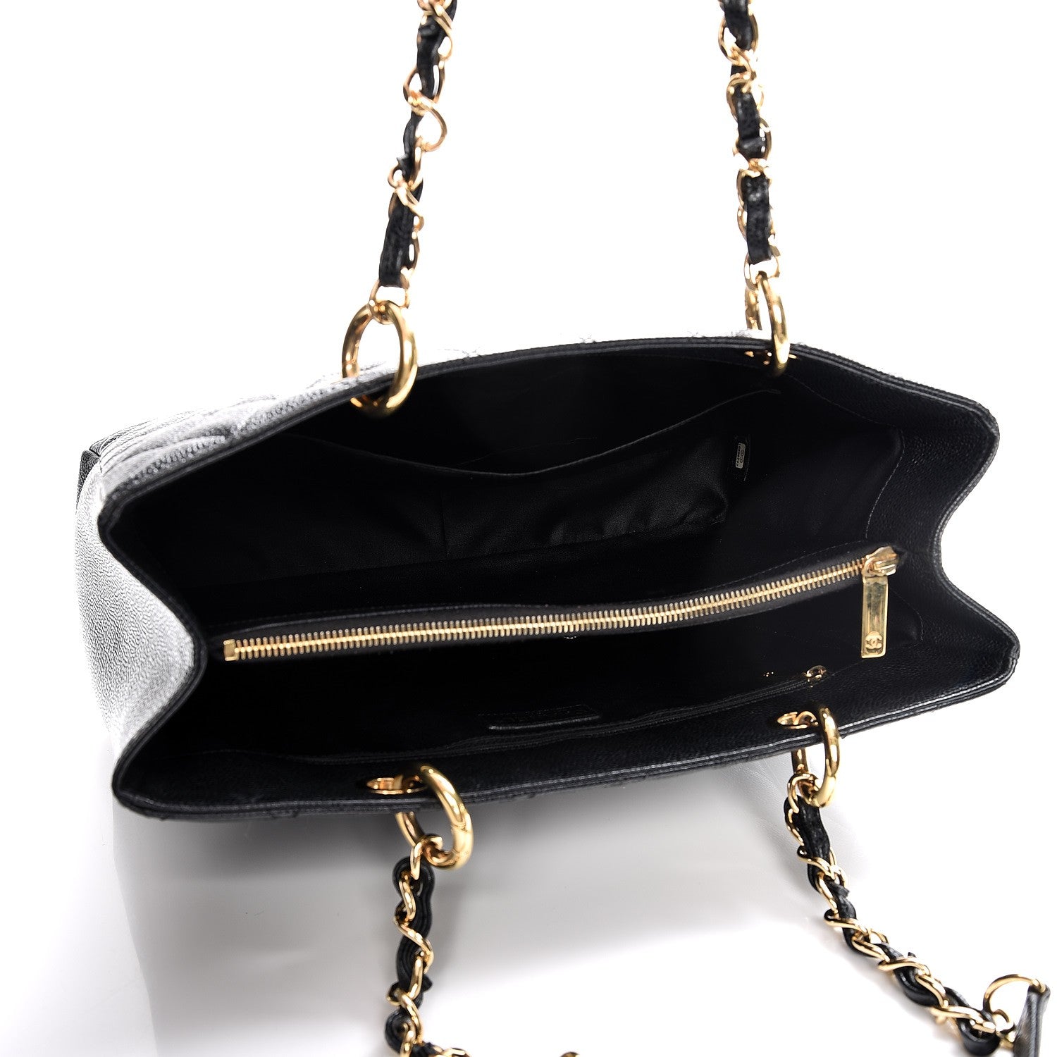 Chanel Caviar Quilted Grand Shopping Tote GST Black 5 of 11