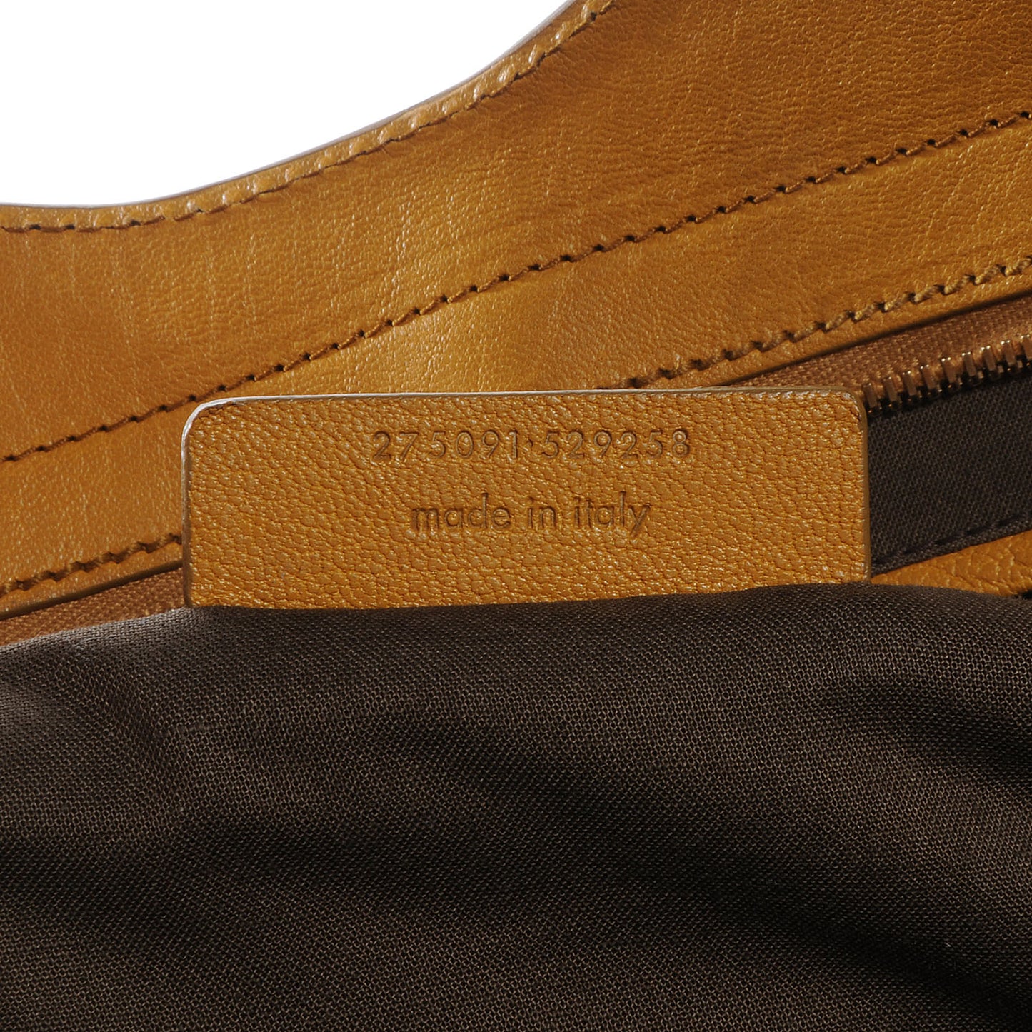 Leather Large Cabas ChYc Mustard