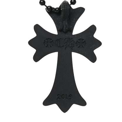 Chrome Hearts Silicone Silichrome Cross Pendant Necklace Black 4 of 4