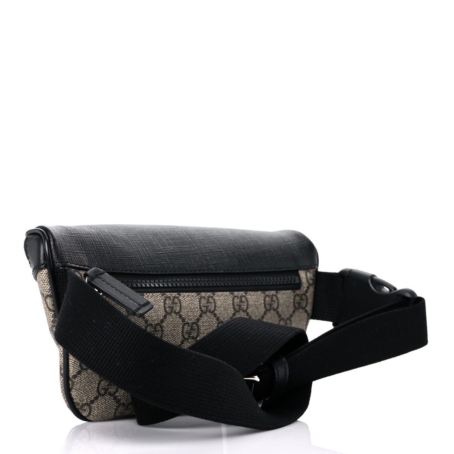 GG Supreme Monogram Belt Bag Black