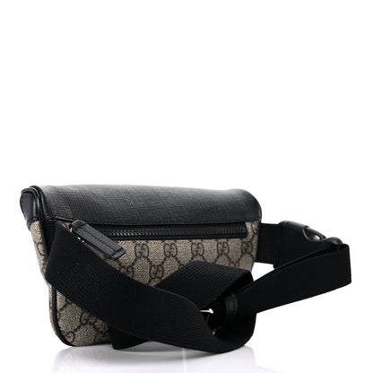 Gucci GG Supreme Monogram Belt Bag Black 2 of 11
