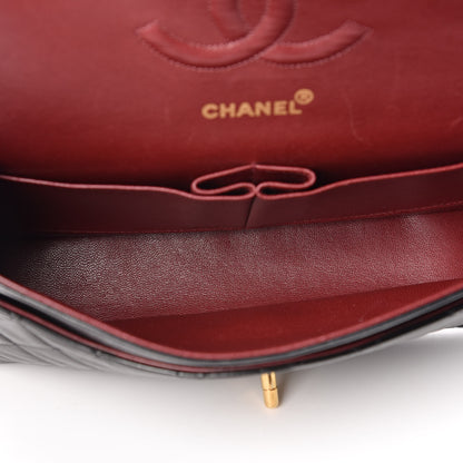 Chanel Lambskin Quilted Medium Double Flap Black 5 of 15