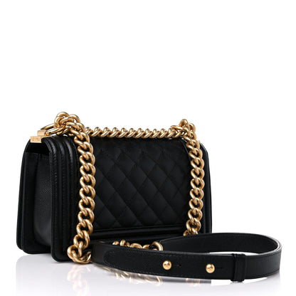 Chanel Caviar Quilted Small Boy Flap Black 3 of 10