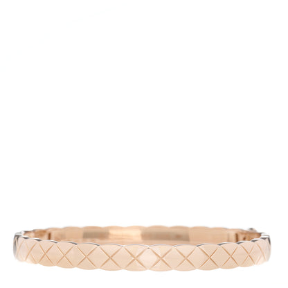 Chanel 18K Beige Gold Coco Crush Bangle Bracelet L 1 of 3