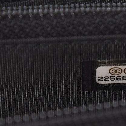 Chanel Caviar Quilted Small Boy Zip Around Wallet Black 9 of 10