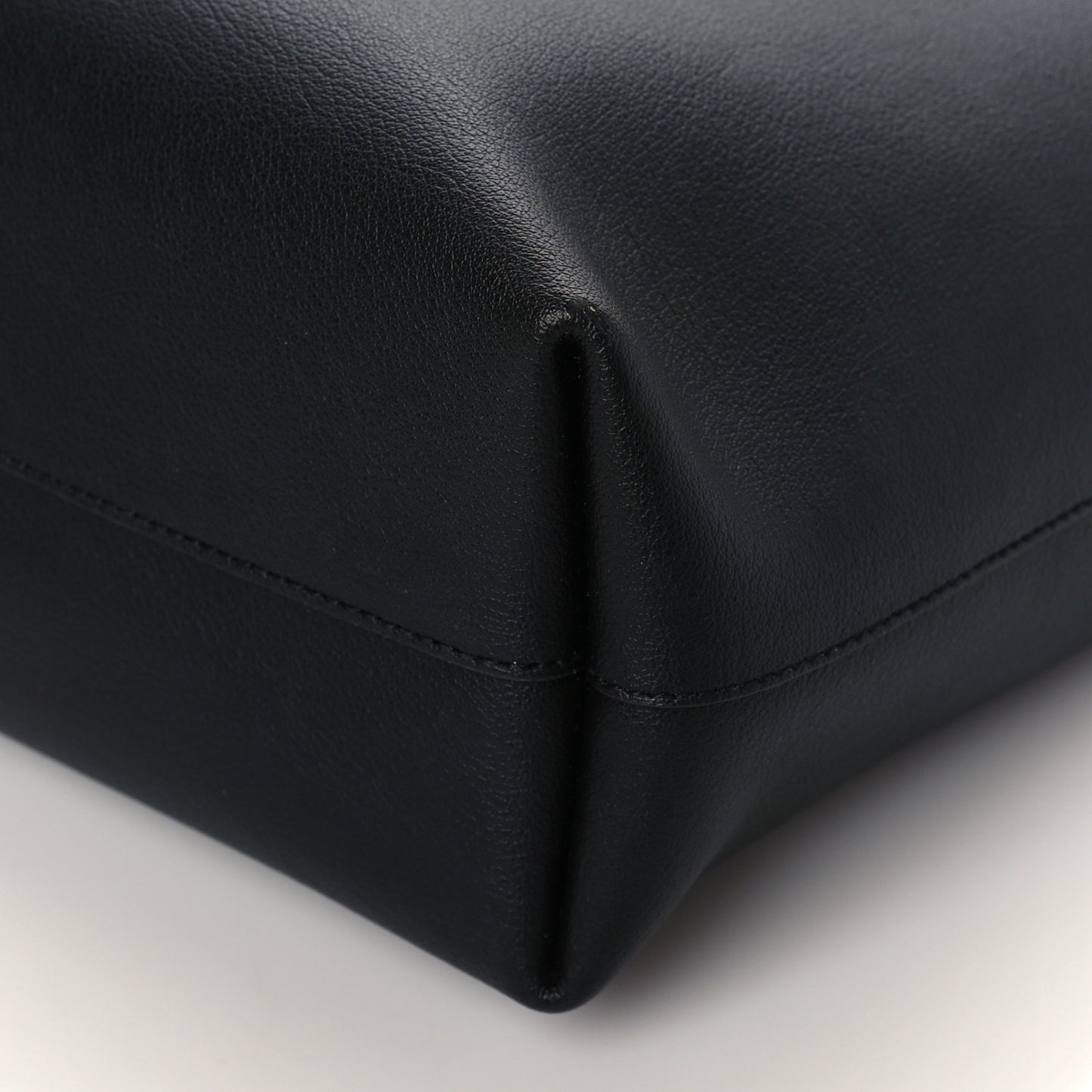 Calfskin North-South Shopping Tote Black