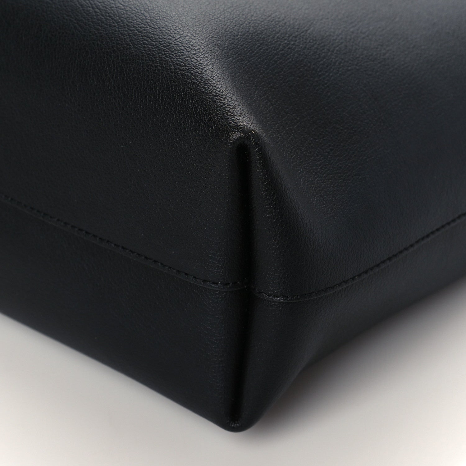 Saint Laurent Calfskin North-South Shopping Tote Black 10 of 10