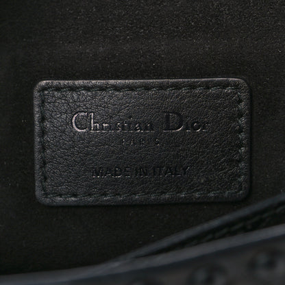 Christian Dior Calfskin Embossed Cannage Studded J'Adior Chain Flap Bag Black 6 of 6