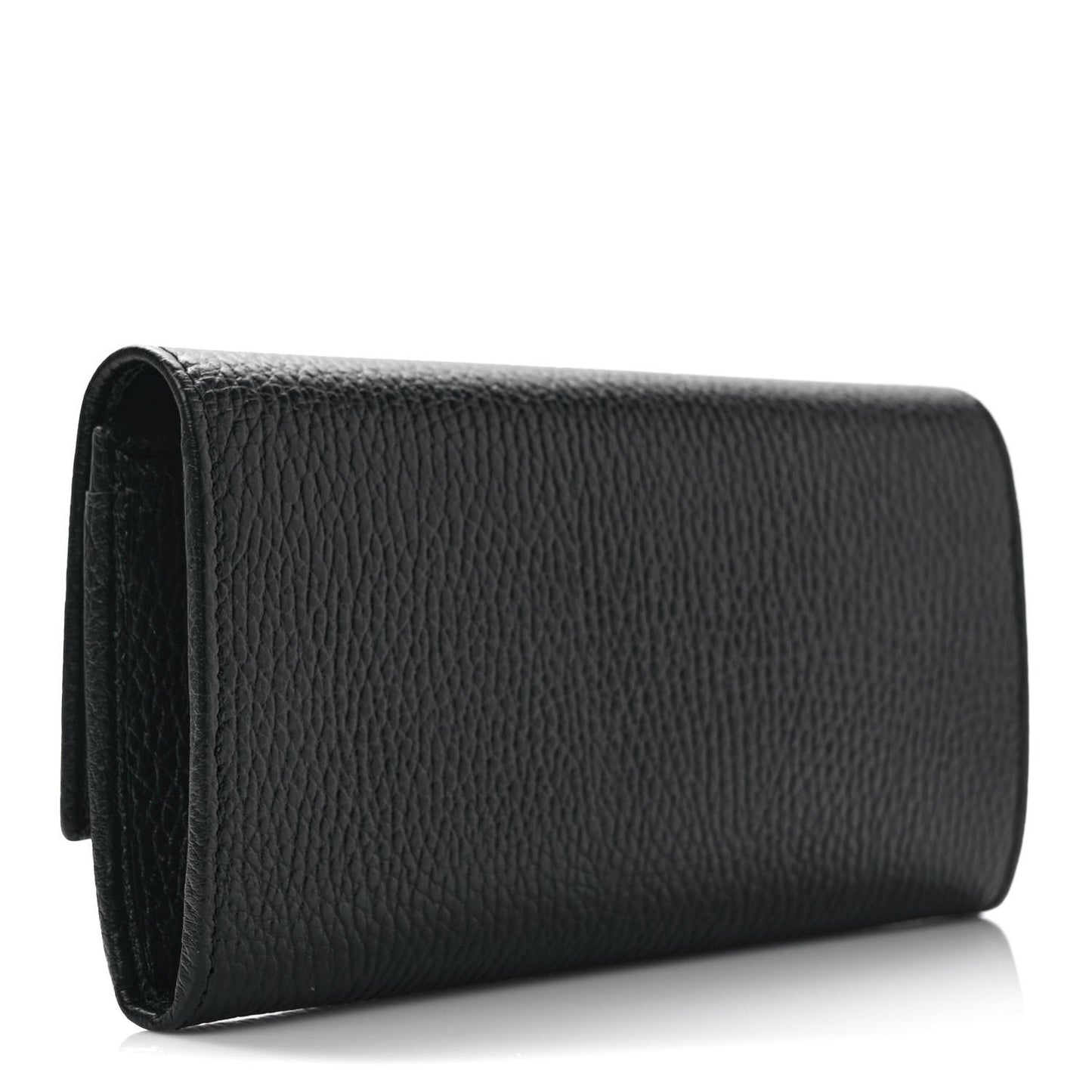 Dollar Calfskin GG Marmont Continental Wallet Black