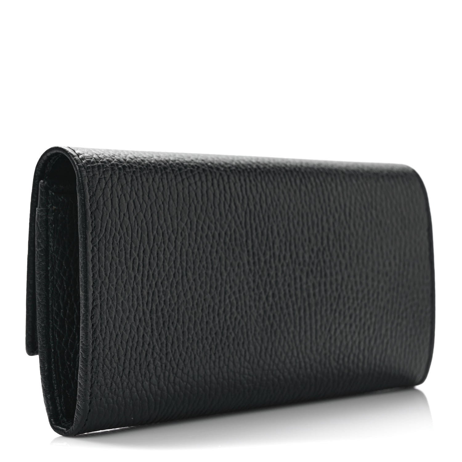 Gucci Dollar Calfskin GG Marmont Continental Wallet Black 2 of 6