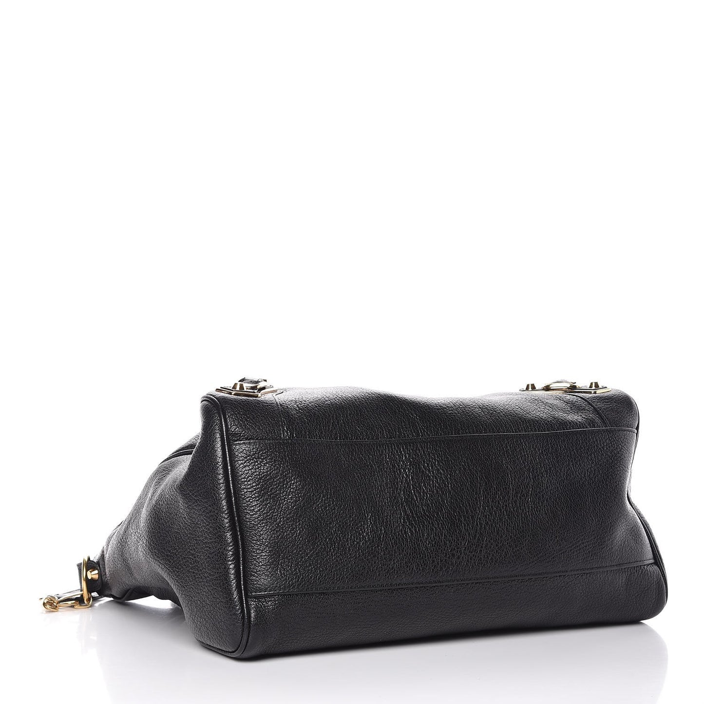 Chevre Gold Metallic Edge Hardware Velo Black