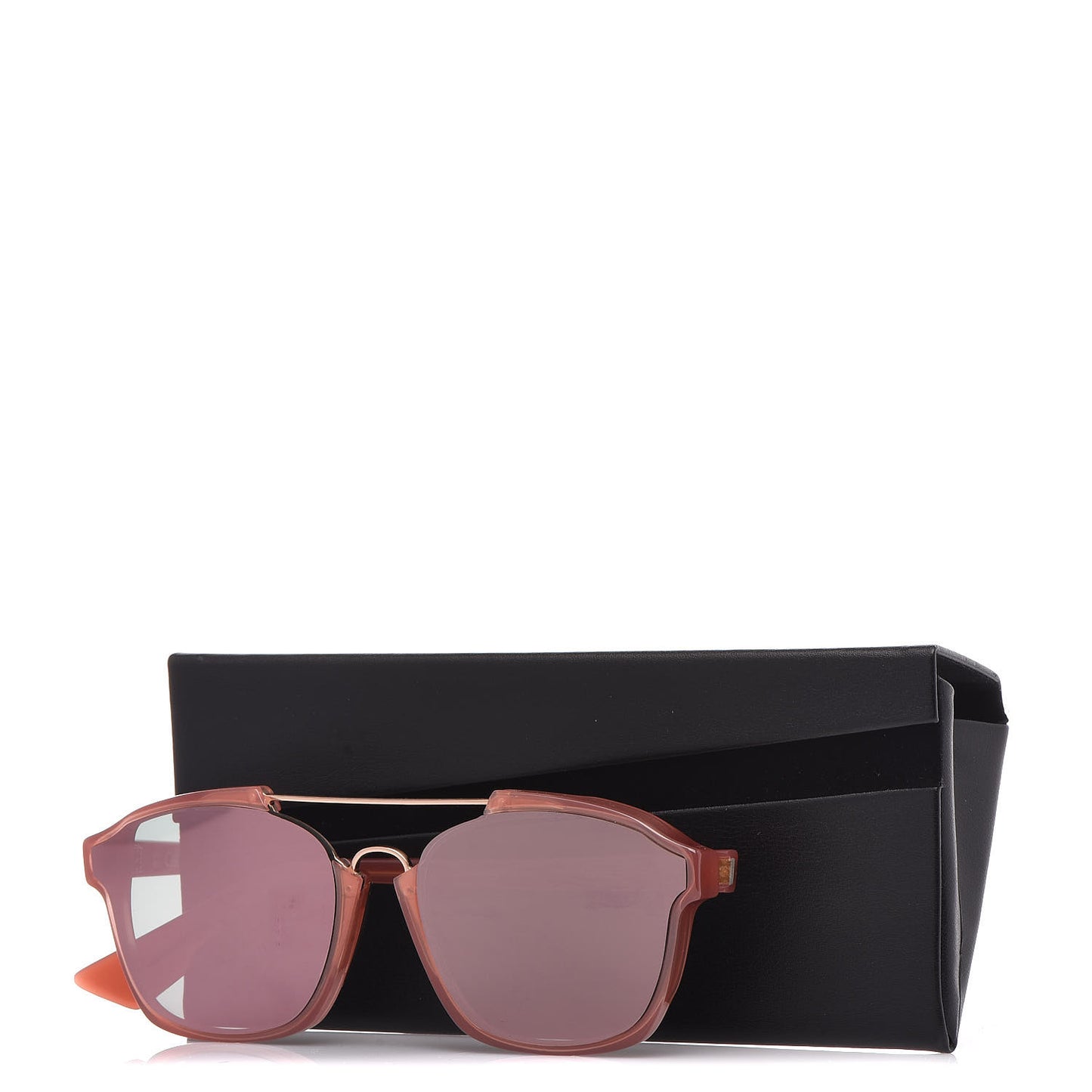 Abstract Square Mirrored Sunglasses Pink
