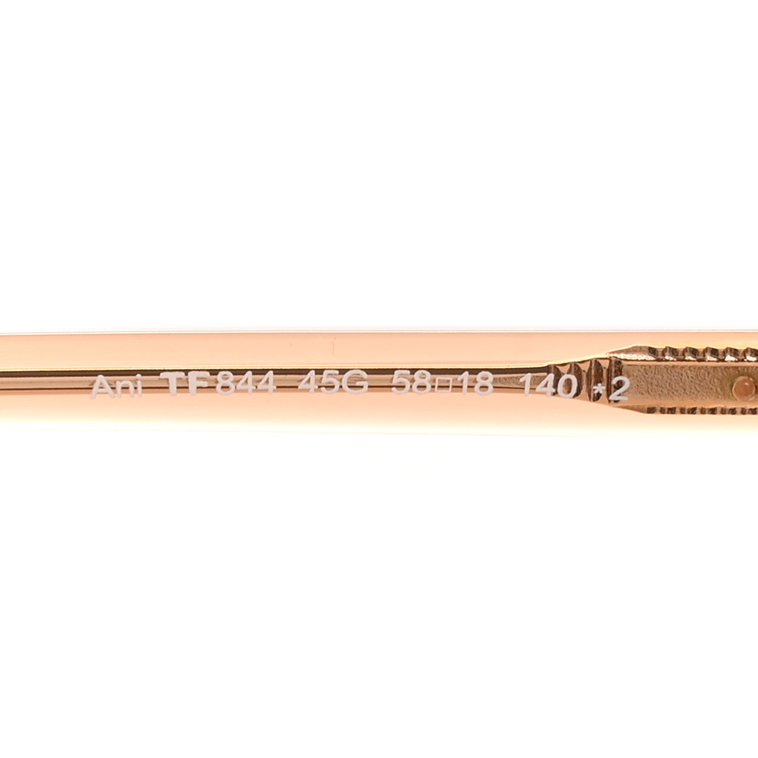 Tom Ford Acetate Ani Sunglasses TF844 Rose Champagne 6 of 11