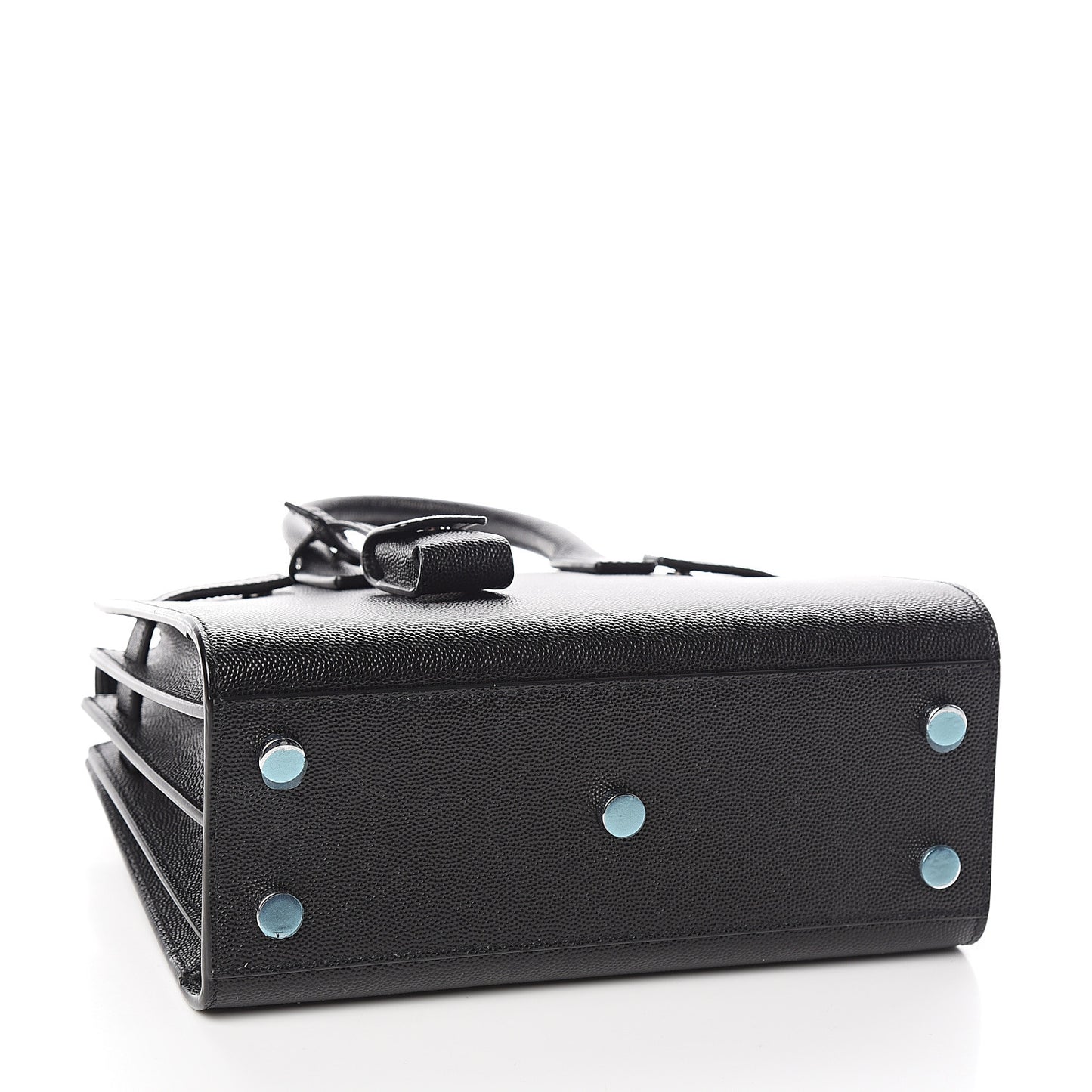 Grained Calfskin Nano Sac De Jour Black