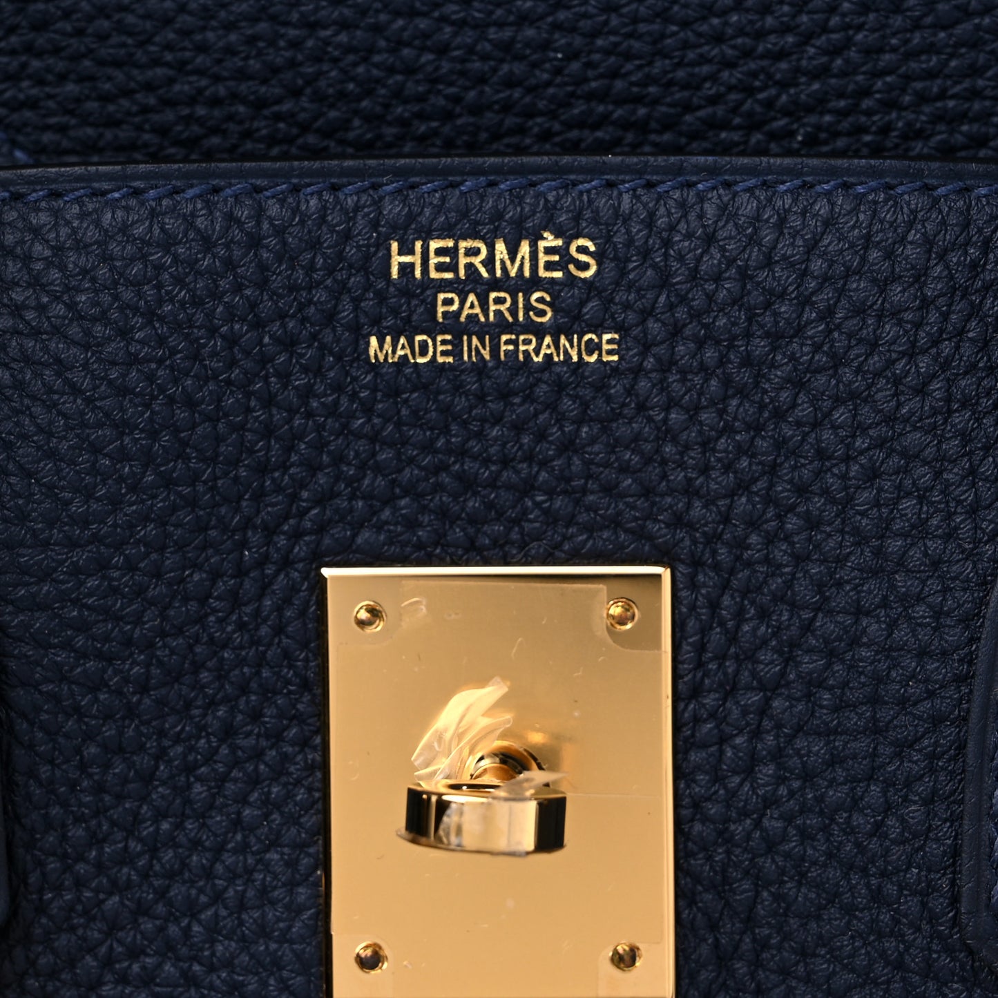 Togo Birkin 35 Bleu Nuit