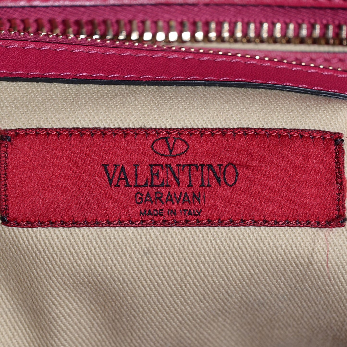 Vitello Rockstud Double Handle Tote Cyclamin
