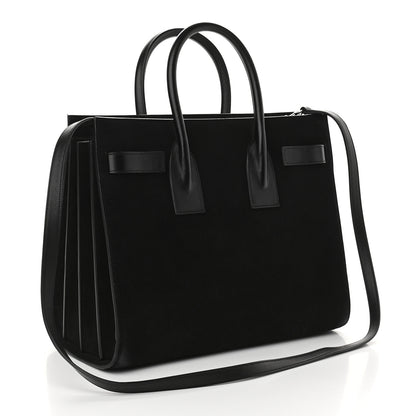 Saint Laurent Suede Calfskin Small Sac De Jour Black 2 of 8