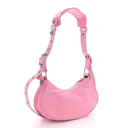 Balenciaga Agneau Arena Le Cagole Shoulder Bag XS Candy Pink 4 of 12