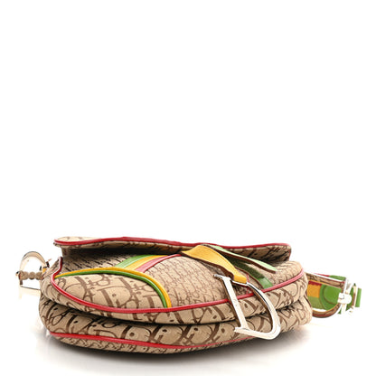 Christian Dior Monogram Rasta Saddle Bag Beige 4 of 14