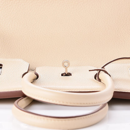 Hermes Taurillon Clemence Birkin 35 Parchemin 17 of 24