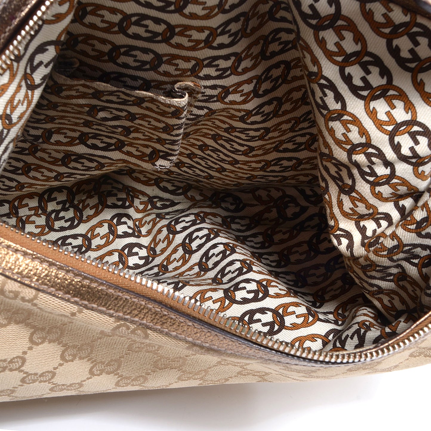 Monogram Princy Hobo Metallic Bronze