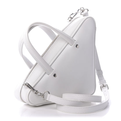 Balenciaga Calfskin XS Triangle Duffle White 3 of 10