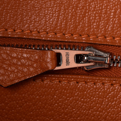Hermes Taurillon Clemence Birkin 40 Orange 21 of 39