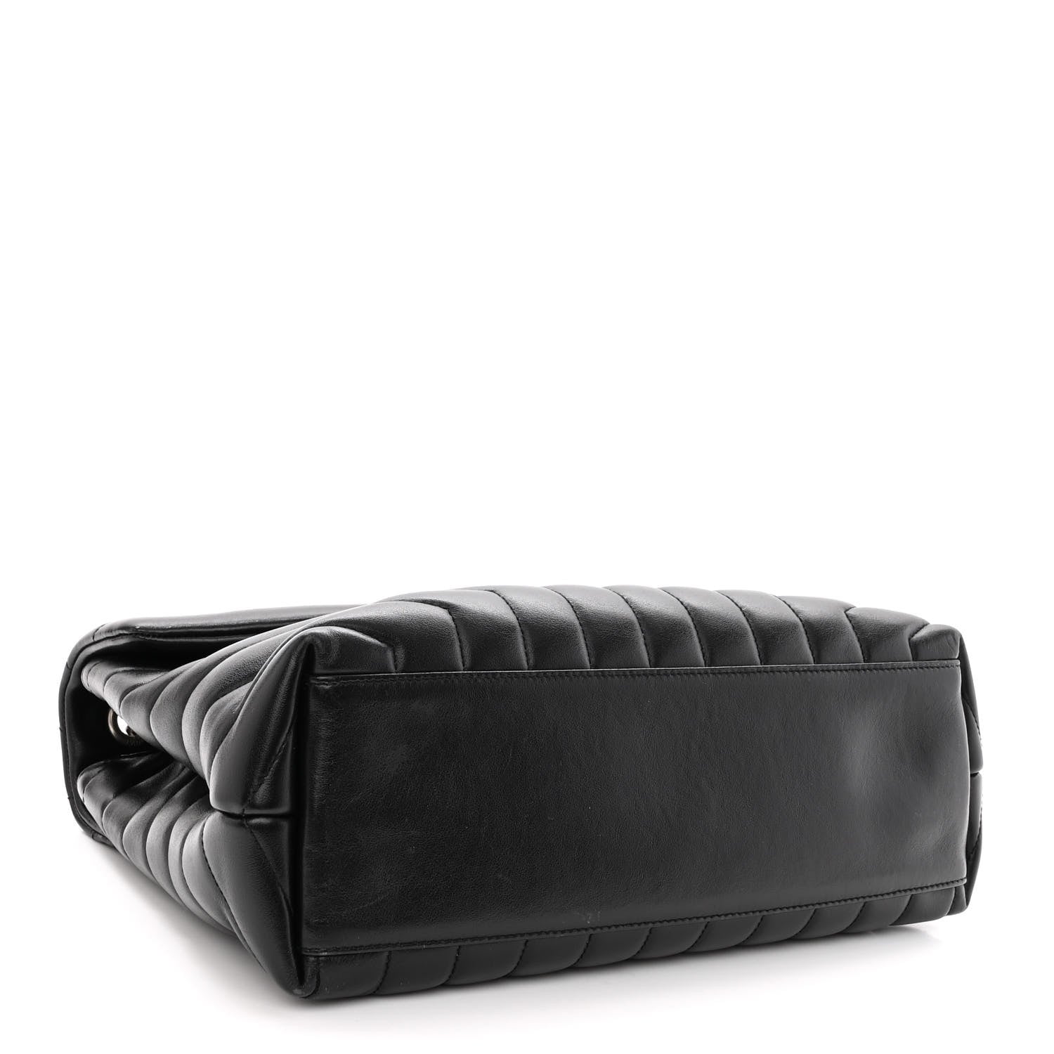 Saint Laurent Calfskin Y Quilted Monogram Medium Loulou Chain Satchel Black 4 of 12