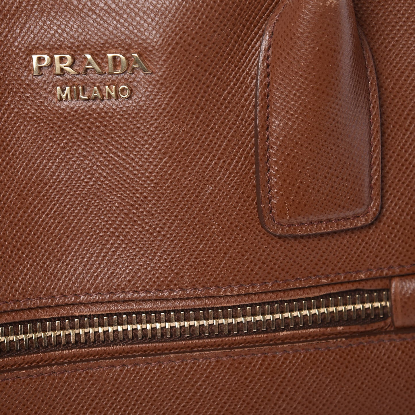 Saffiano Cuir Open Promenade Tote Palissandro