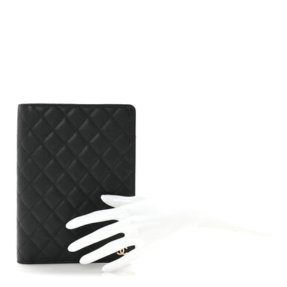 Chanel Caviar Quilted Large Agenda Cover Black 2 of 9
