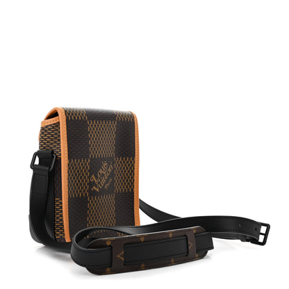 Louis Vuitton X NIGO Giant Damier Ebene Monogram Nano Amazone Messenger 3 of 12