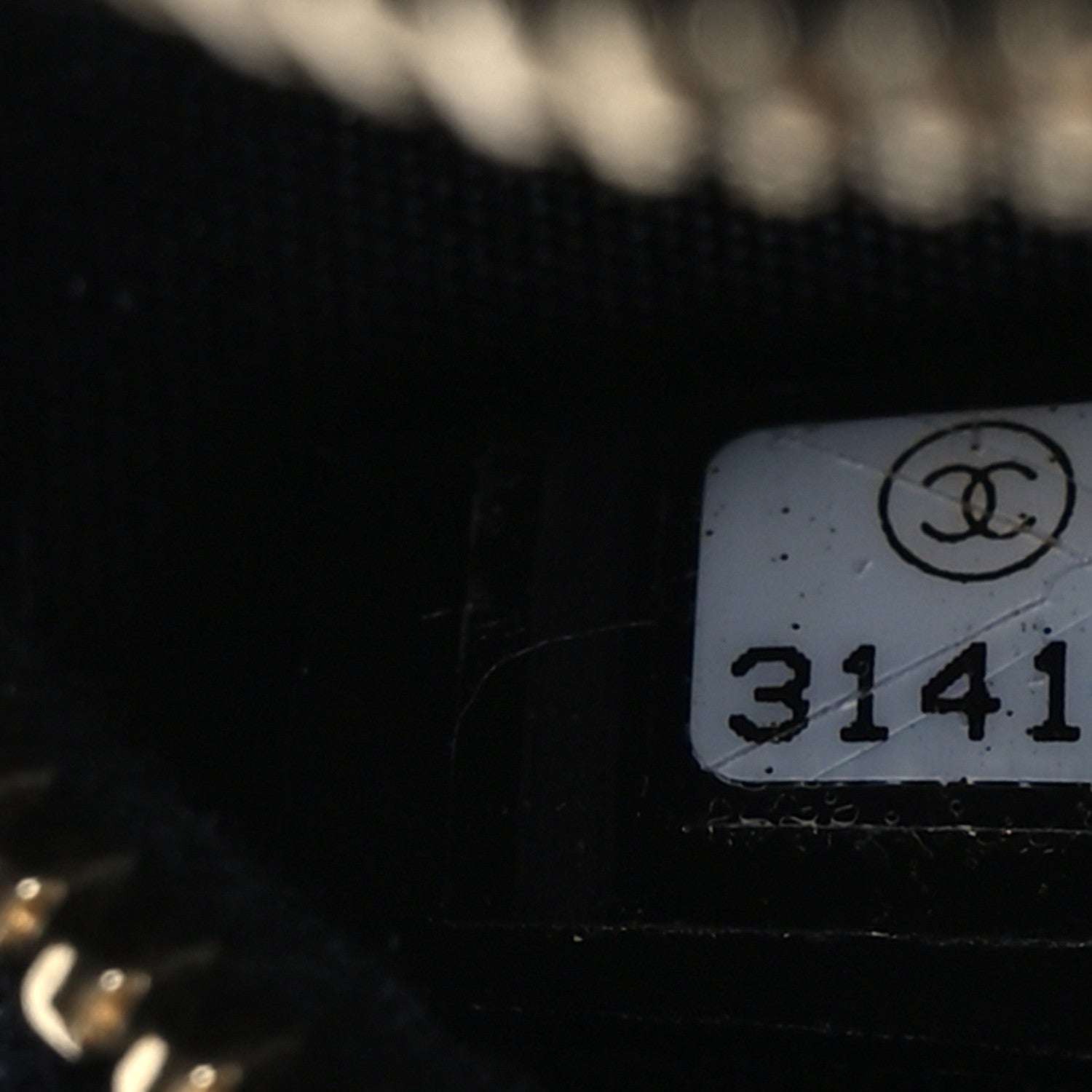 Chanel Tweed Quilted 19 Round Clutch With Chain Black 7 of 12