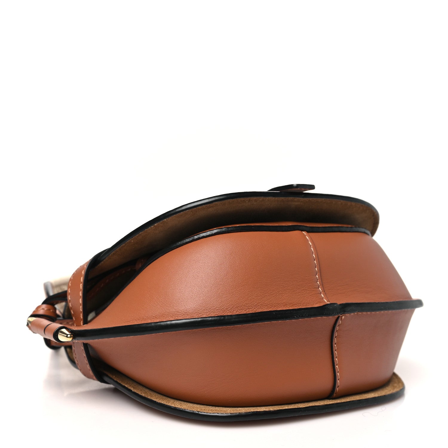 Loewe Calfskin Jacquard Mini Gate Dual Bag Tan 4 of 10