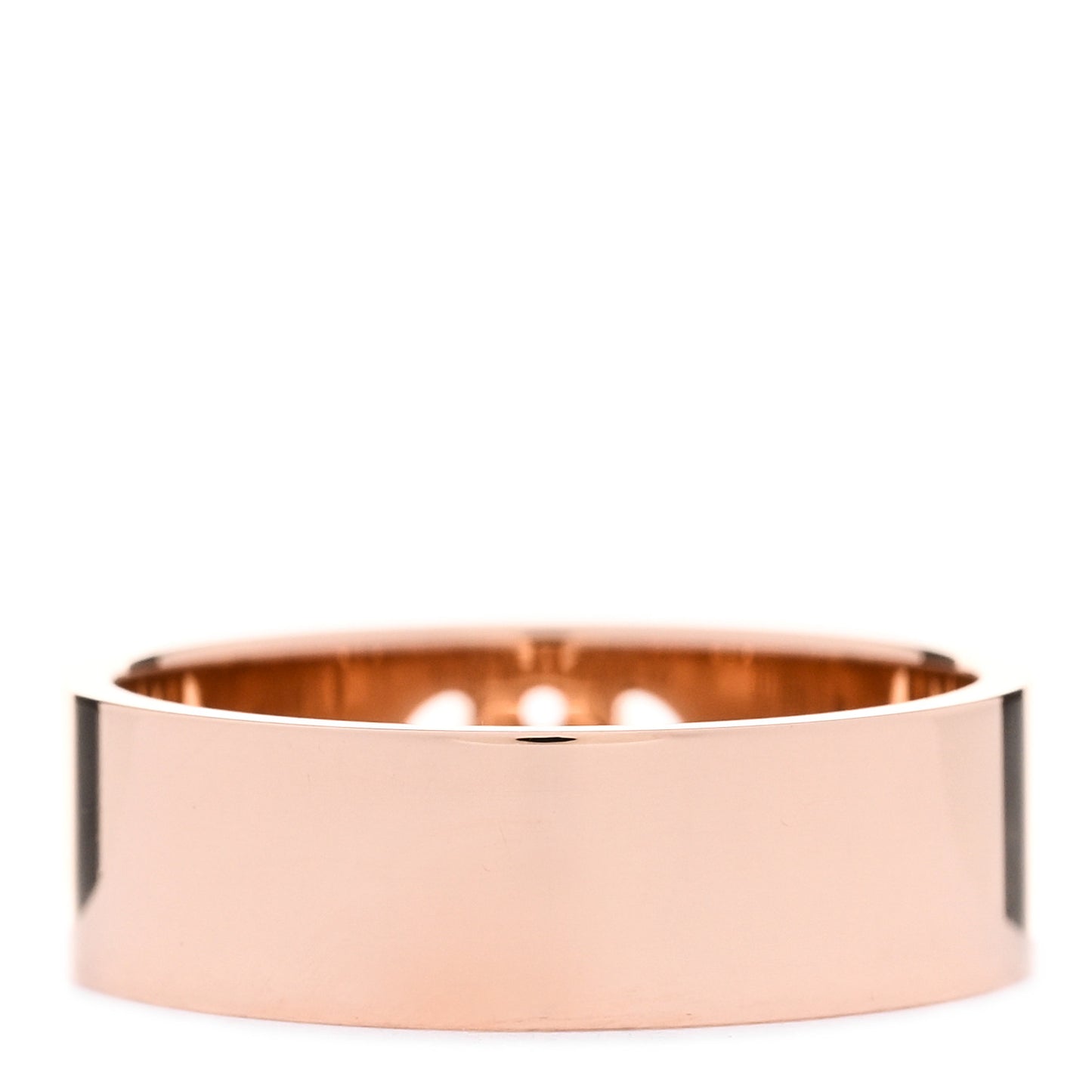 18K Rose Gold Diamond PM H D'Ancre Ring 50 5.25