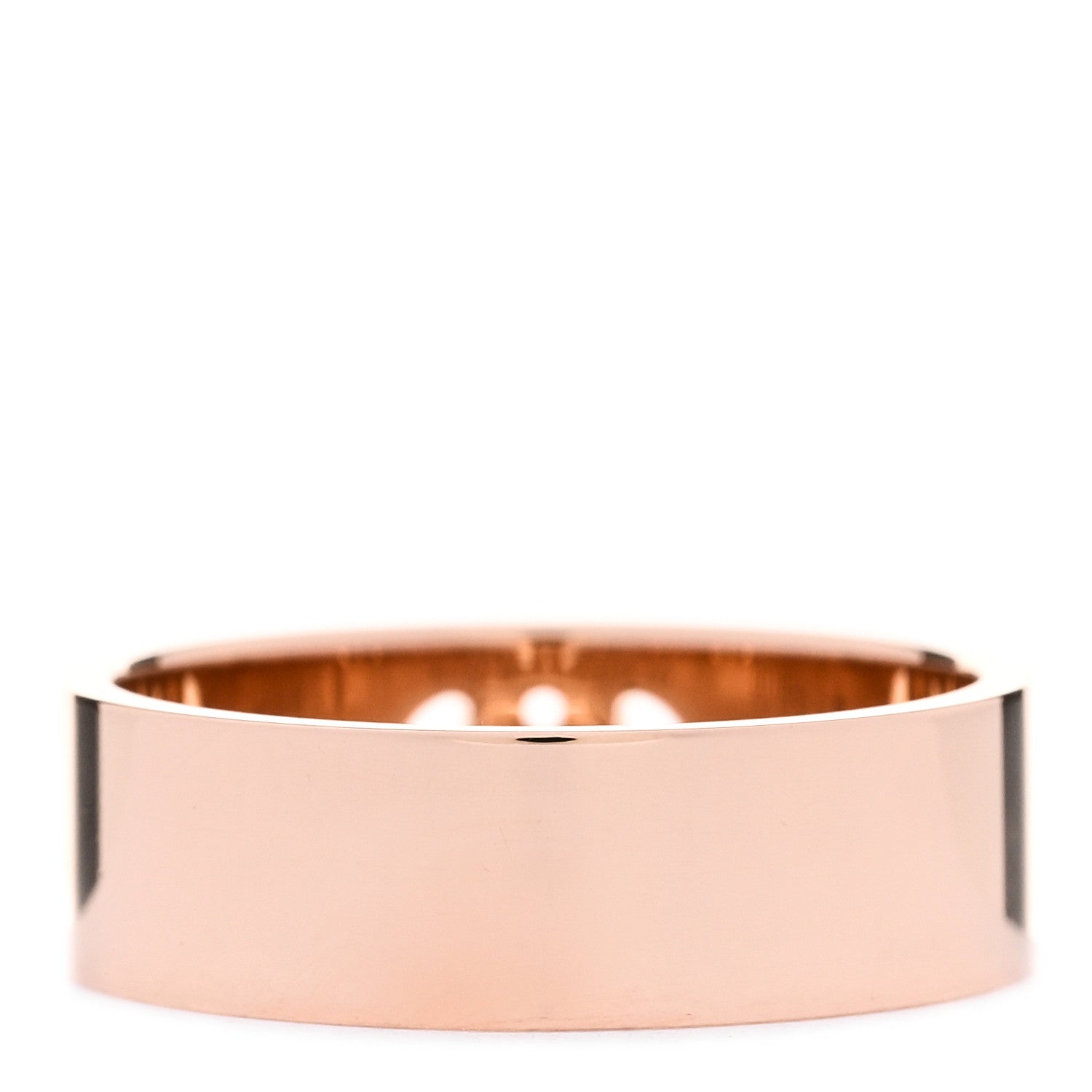 Hermes 18K Rose Gold Diamond PM H D'Ancre Ring 50 5.25 3 of 5