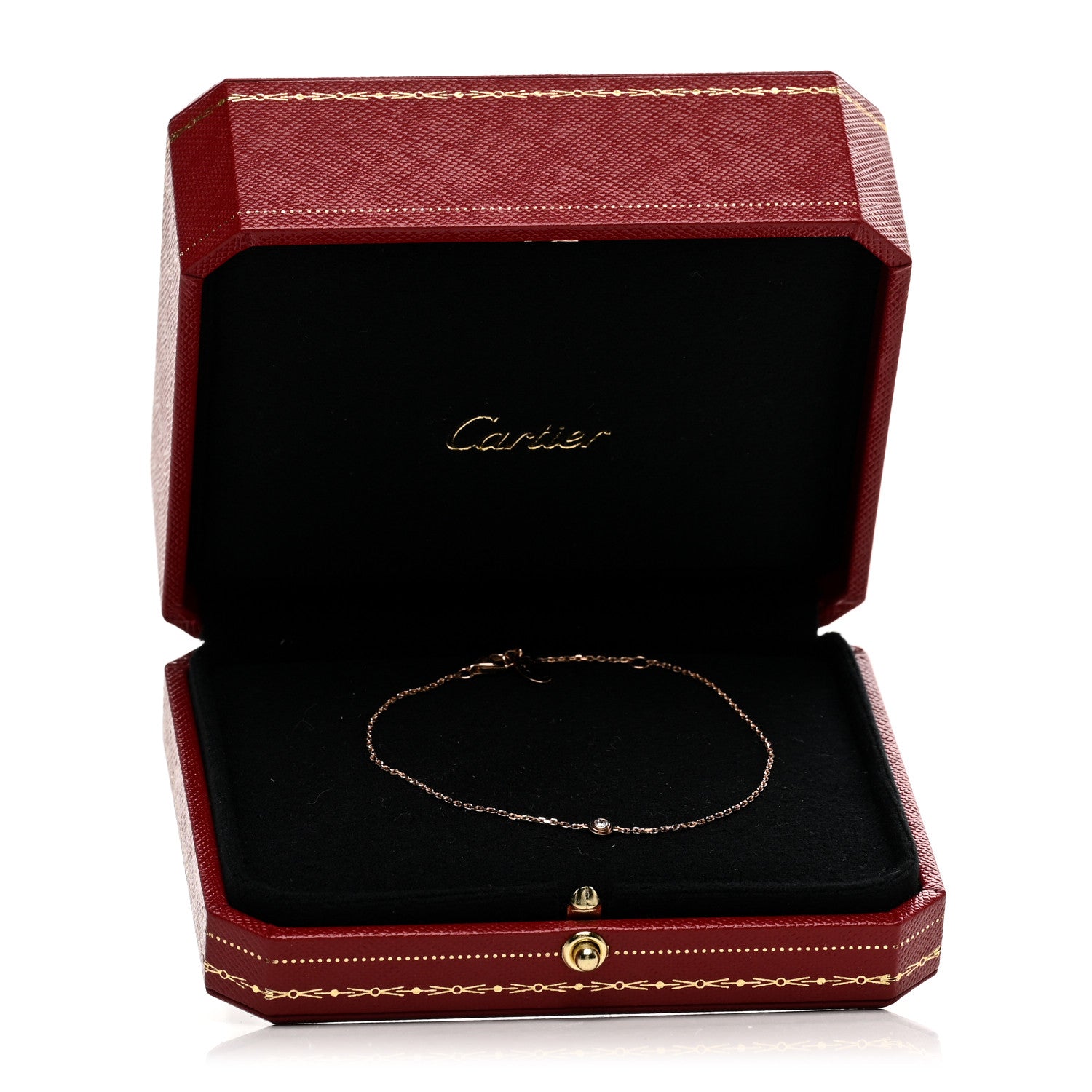 Cartier 18K Pink Gold Diamond XS D'Amour Bracelet 4 of 4