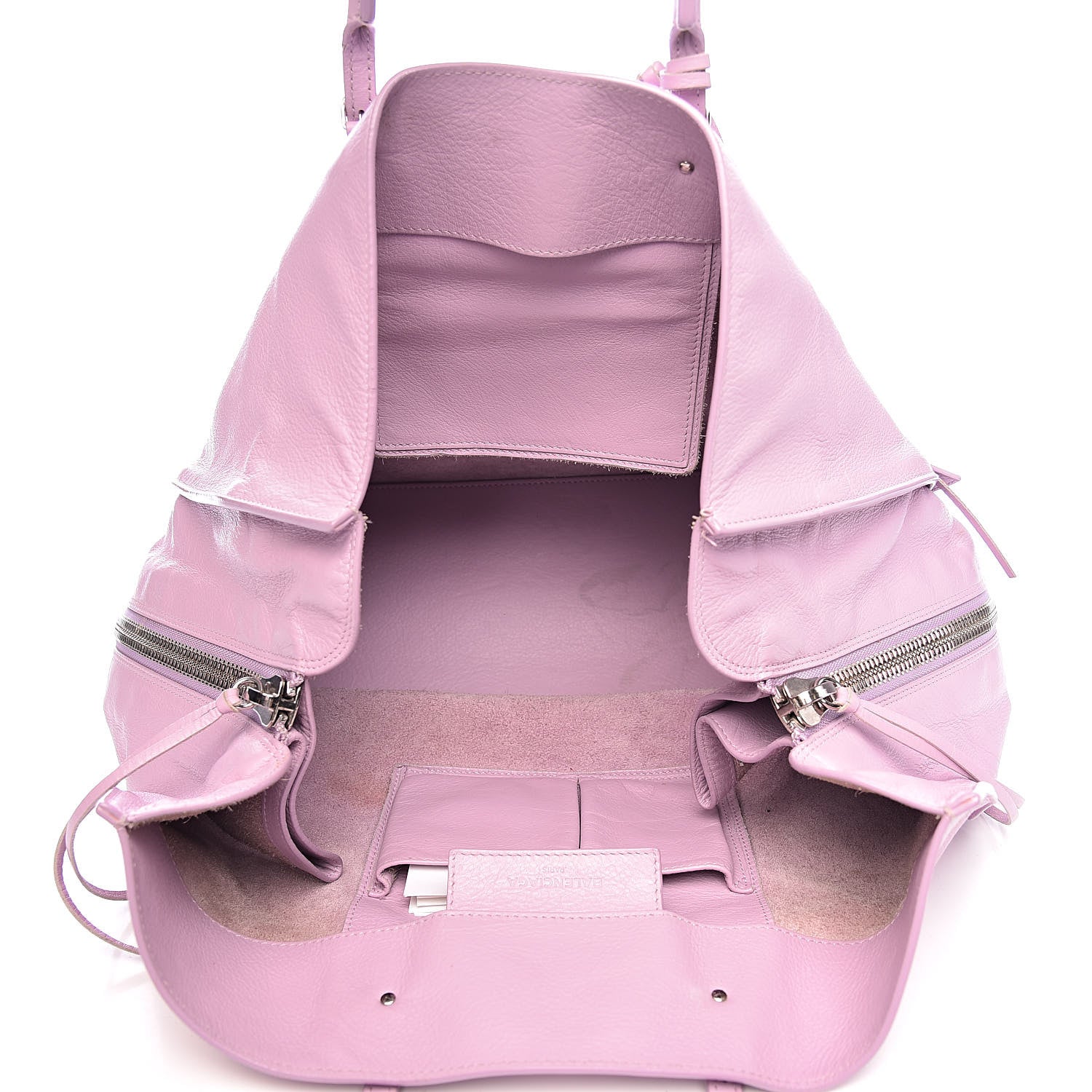 Balenciaga Veau Papier A4 Zip Around Tote Rose Orchid 5 of 22